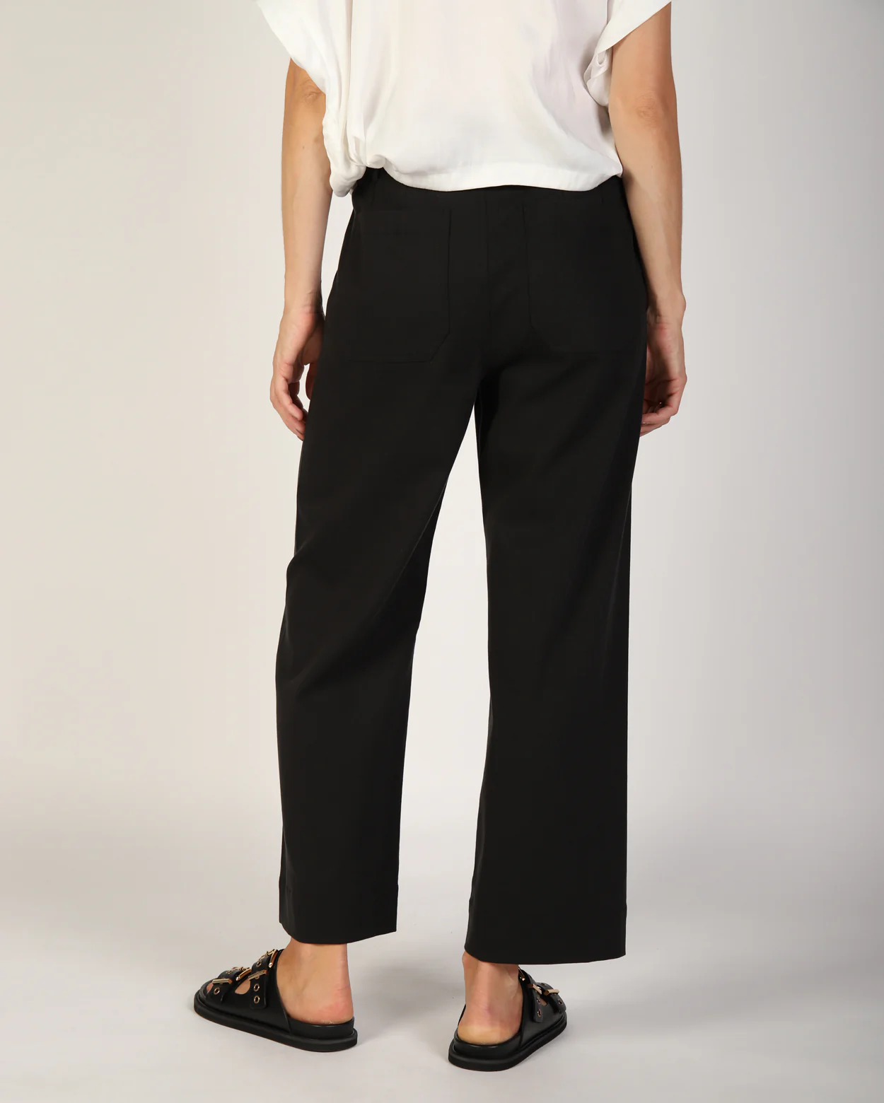 Ashleigh Culotte Pant - Black - Image 4