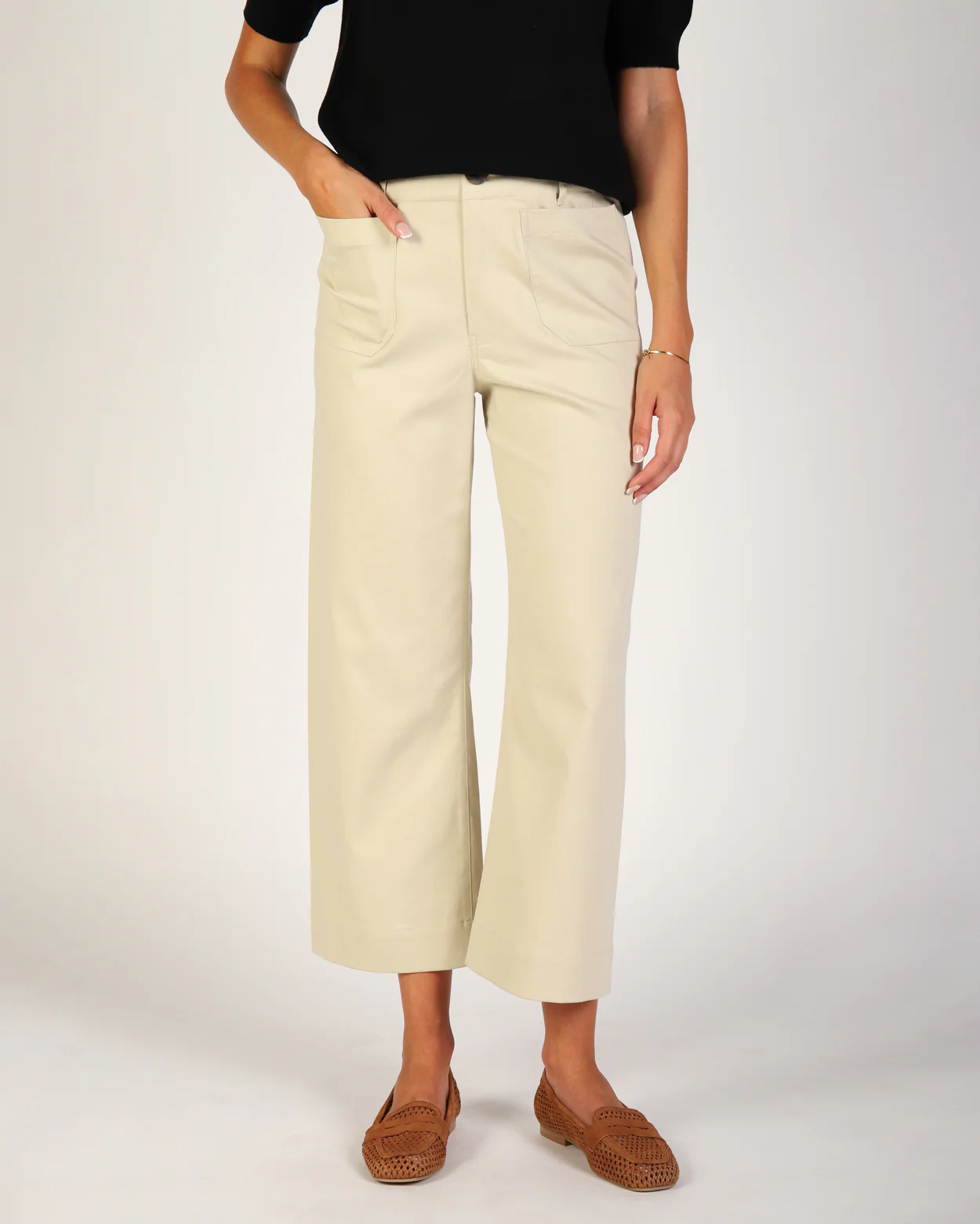 Ashleigh Culotte Pant  - Sand - Image 3