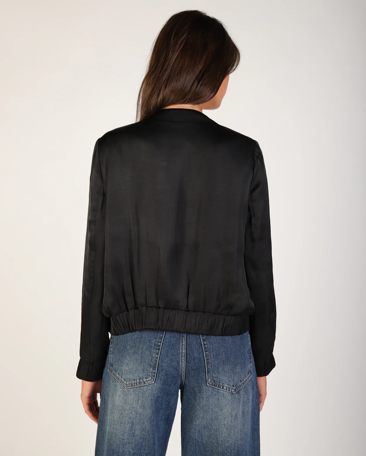 Avaline Bomber Jacket - Black - Image 5