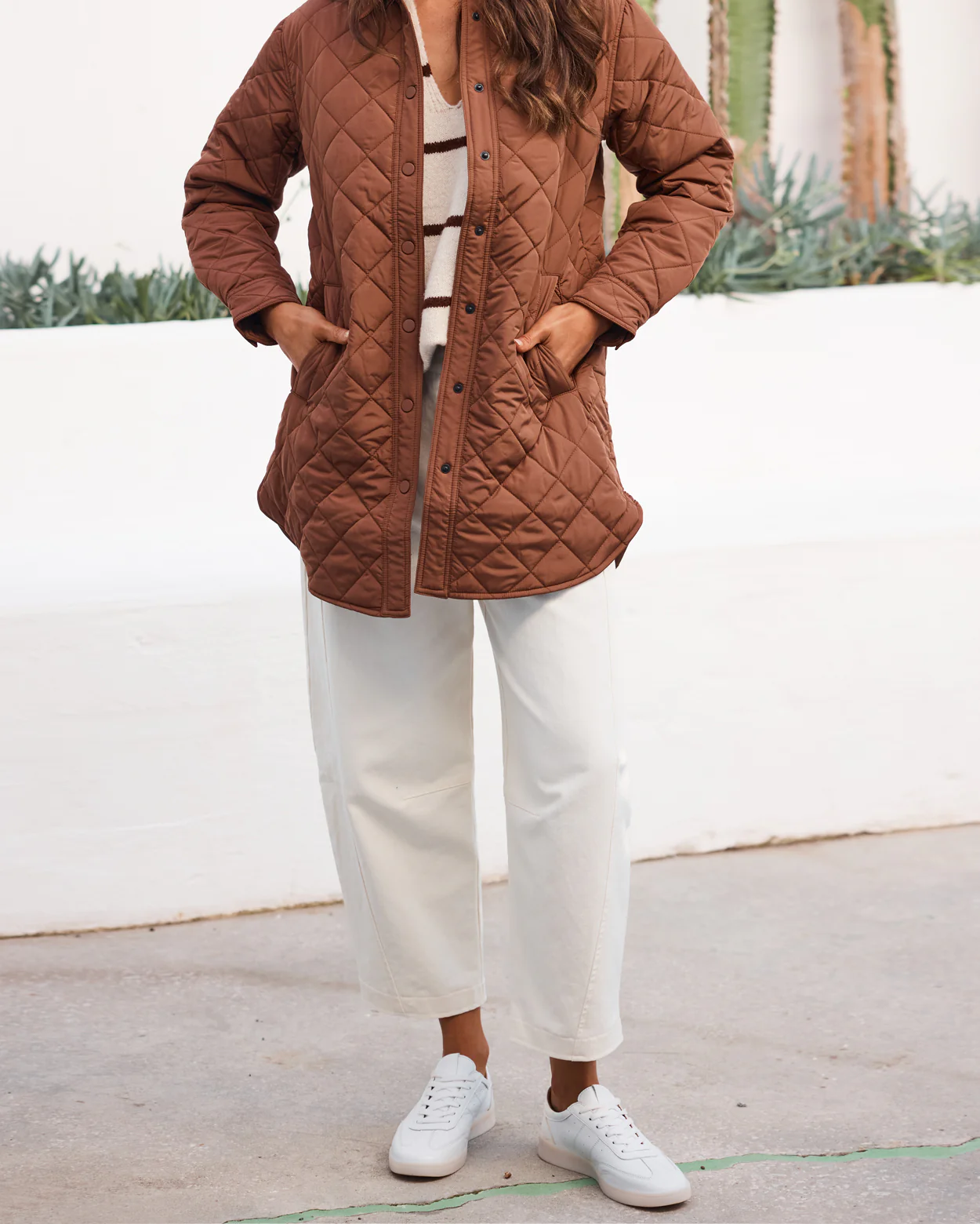 Benny Longline Puffer - Cinnamon - Image 3