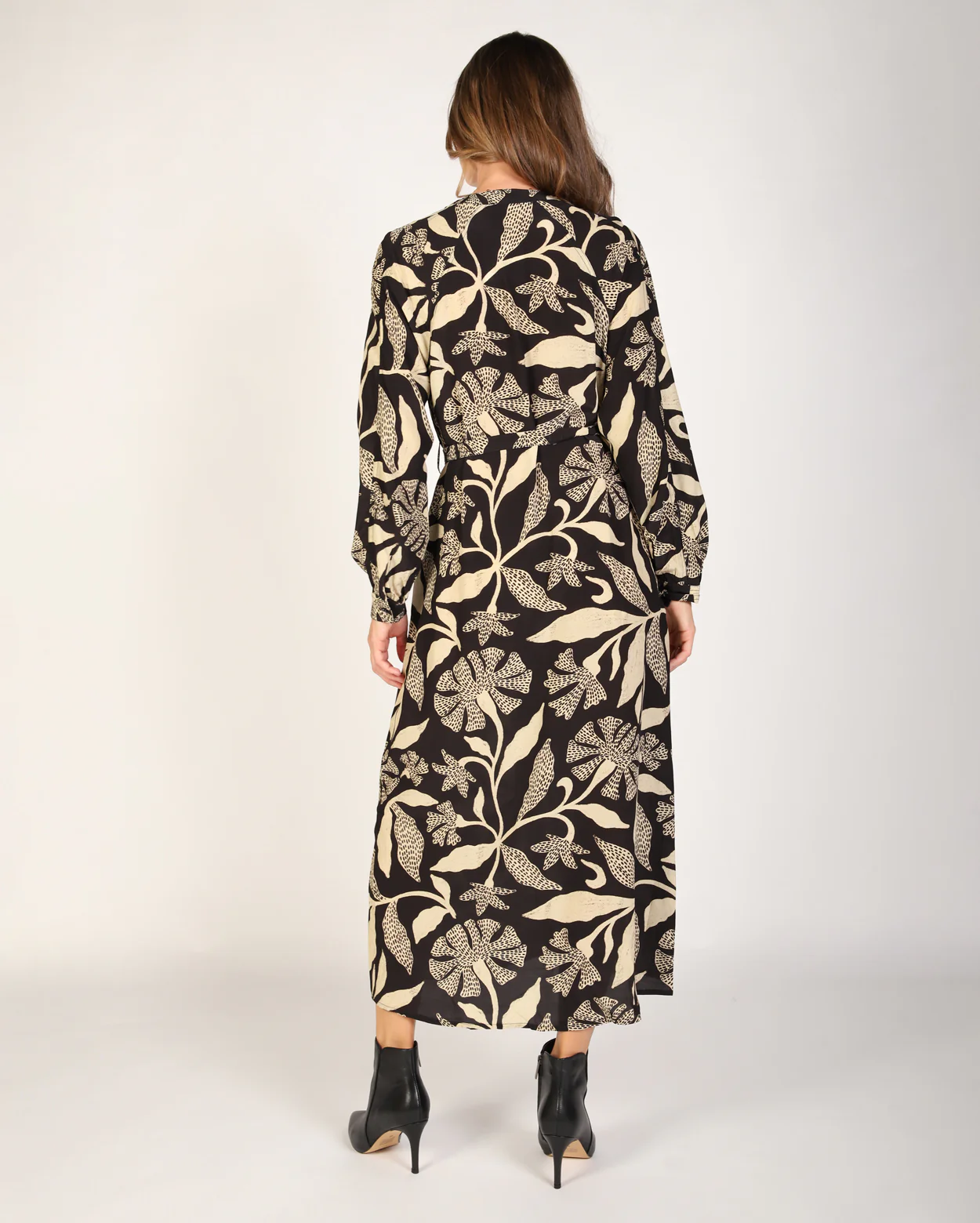 Blossom Dress - Black/White - Image 5