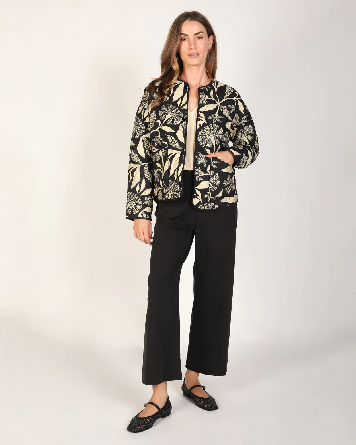 Blossom Jacket - Black/White - Image 5