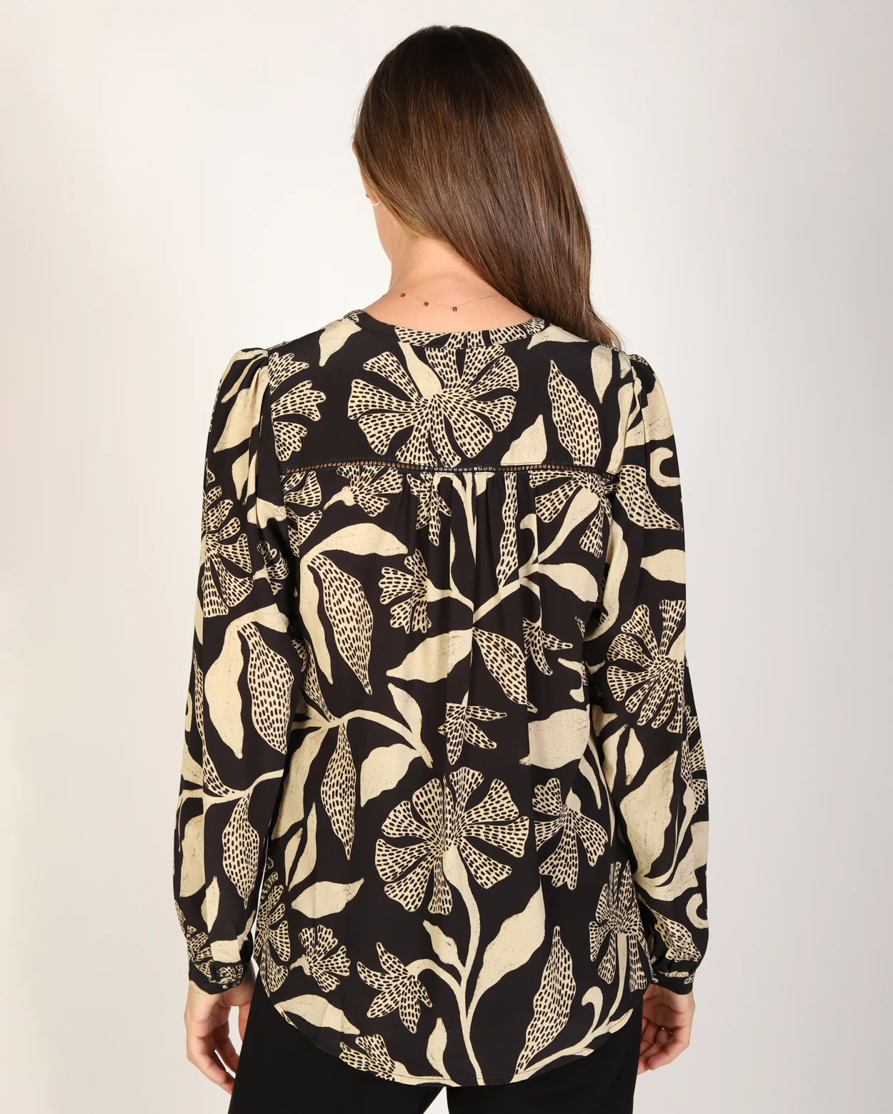 Blossom Top  - Black/White - Image 4