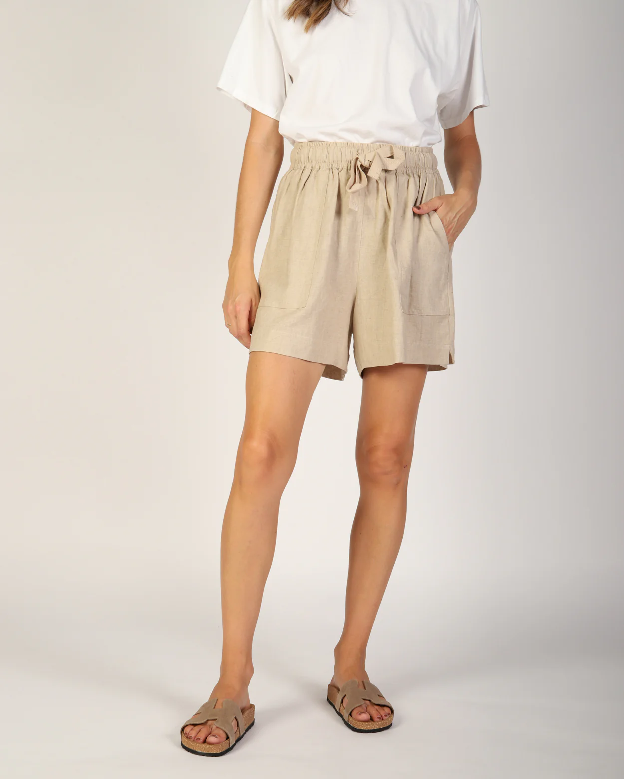 Bonnie Short  - Taupe - Image 4