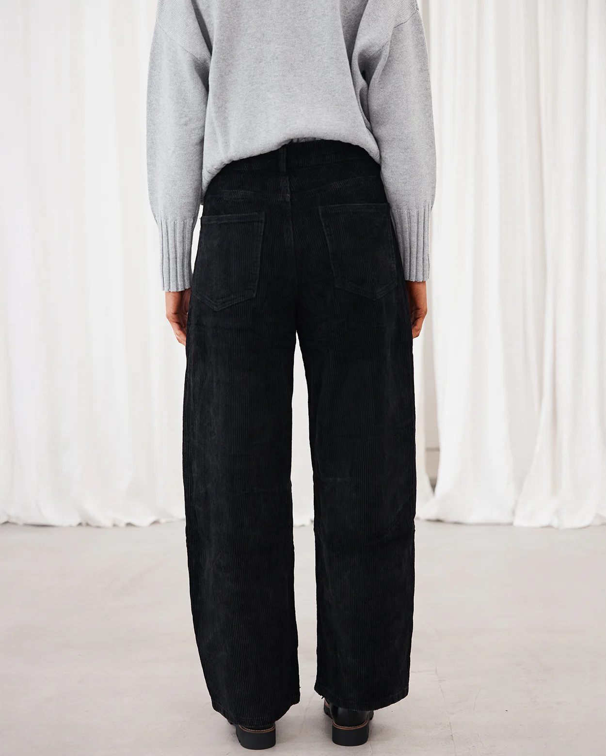 Brianne Cord Pant  - Black - Image 2