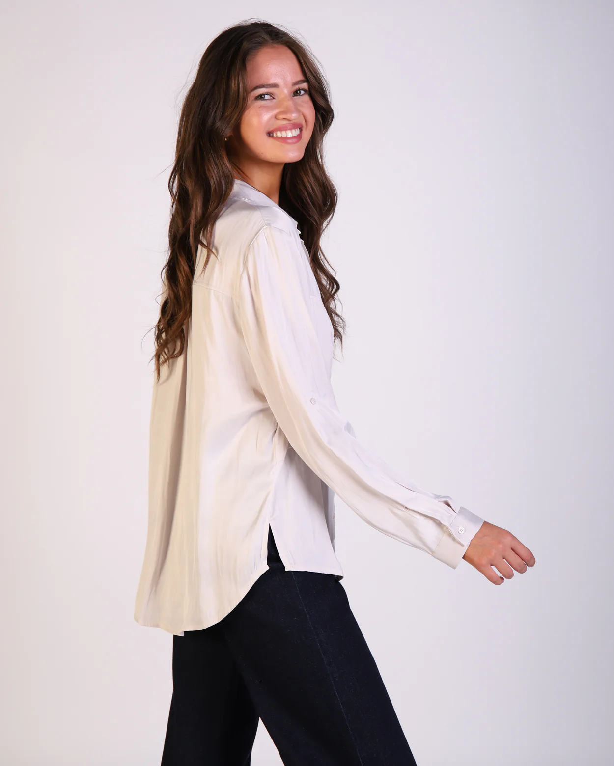 Camile Shirt - Oyster - Image 3