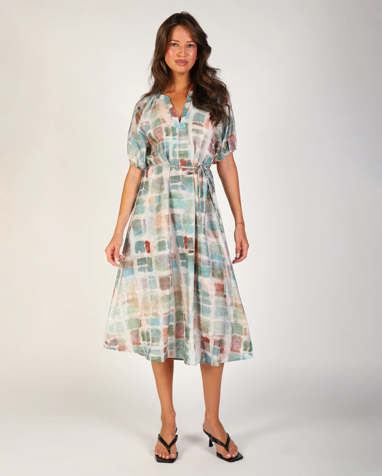 Cara Dress - Aqua - Image 3