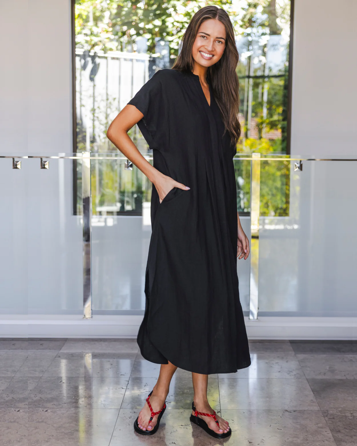 Casey Dress - Black - Image 2