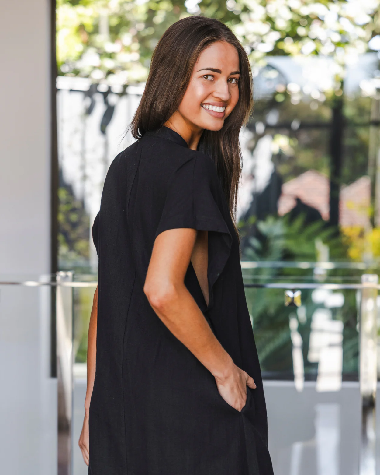 Casey Dress - Black - Image 4