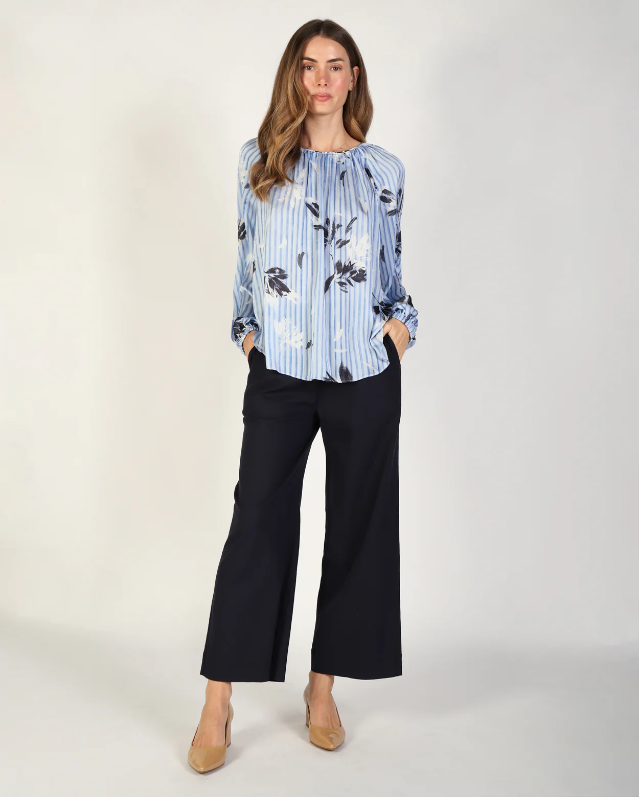 Christine Top - Blue Print - Image 2