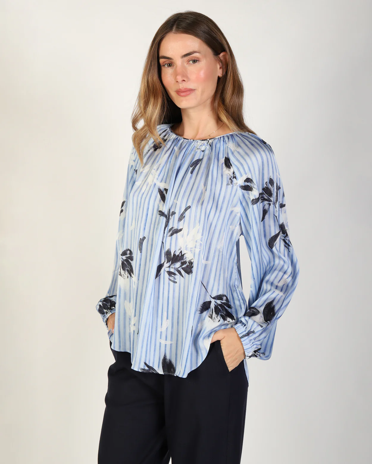 Christine Top - Blue Print - Image 3