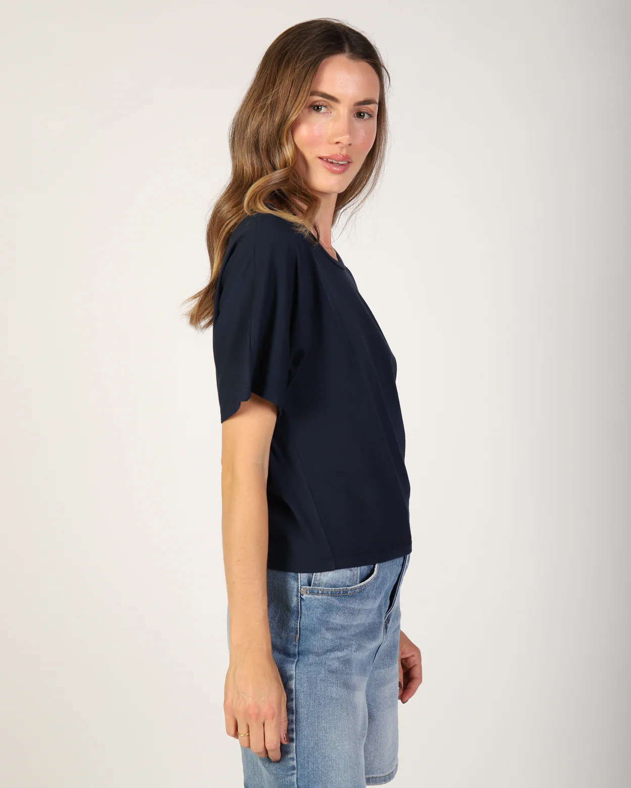 Clara Tee - Navy - Image 3