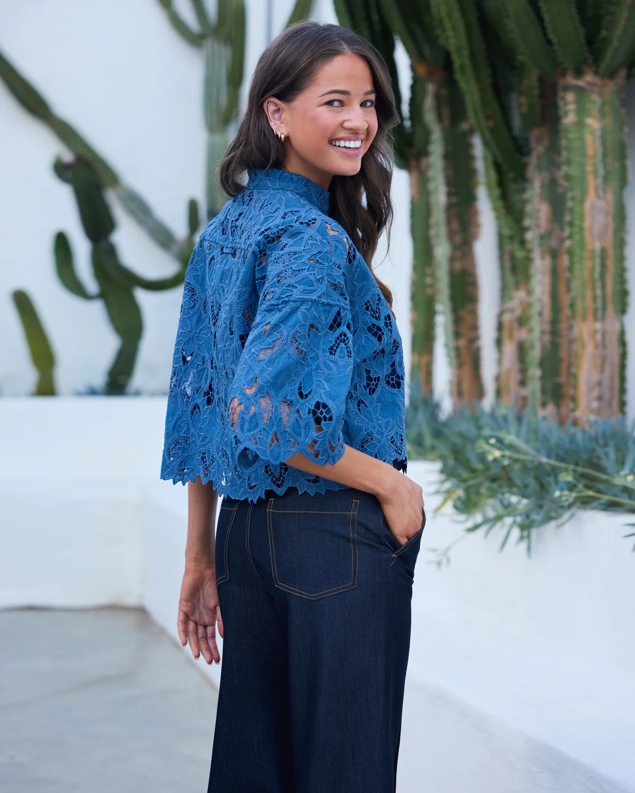 Clarissa Shirt - Blue - Image 2