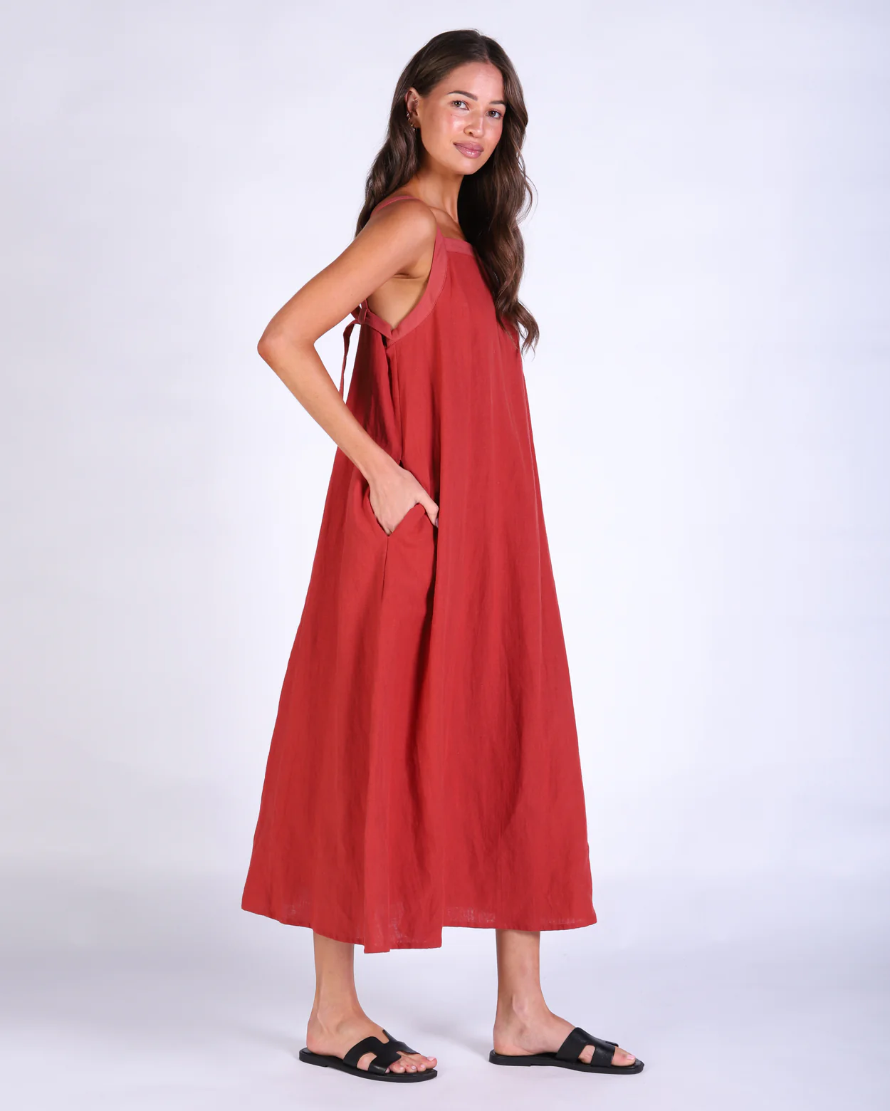 Connie Dress - Red - Image 7