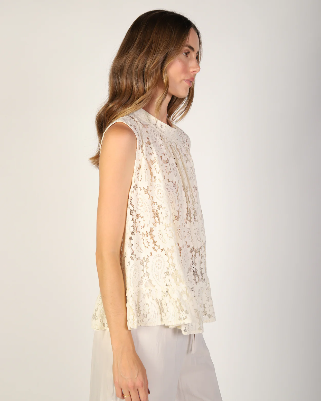 Dalton Top - Cream - Image 2
