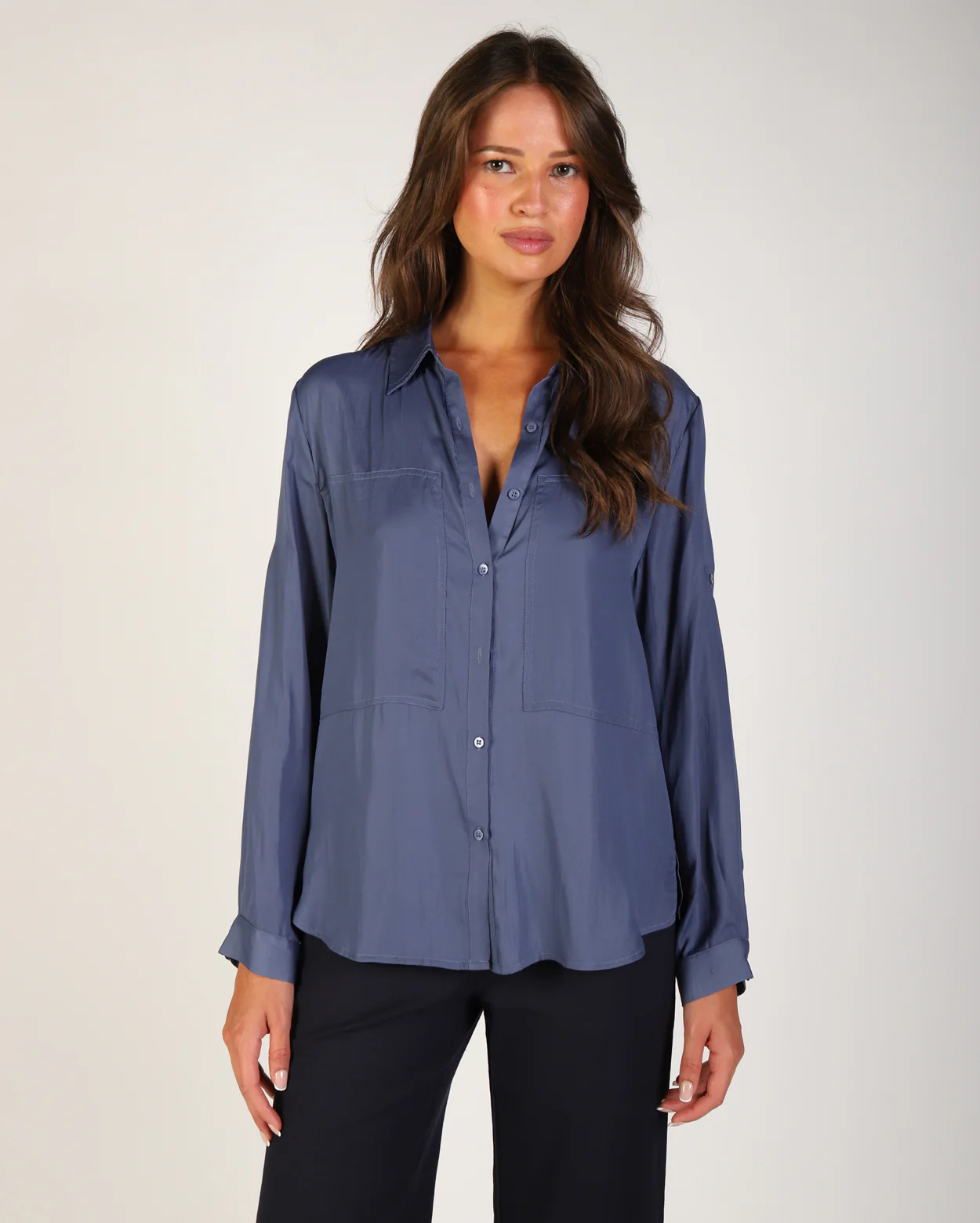 Dee Shirt - Dusty Blue