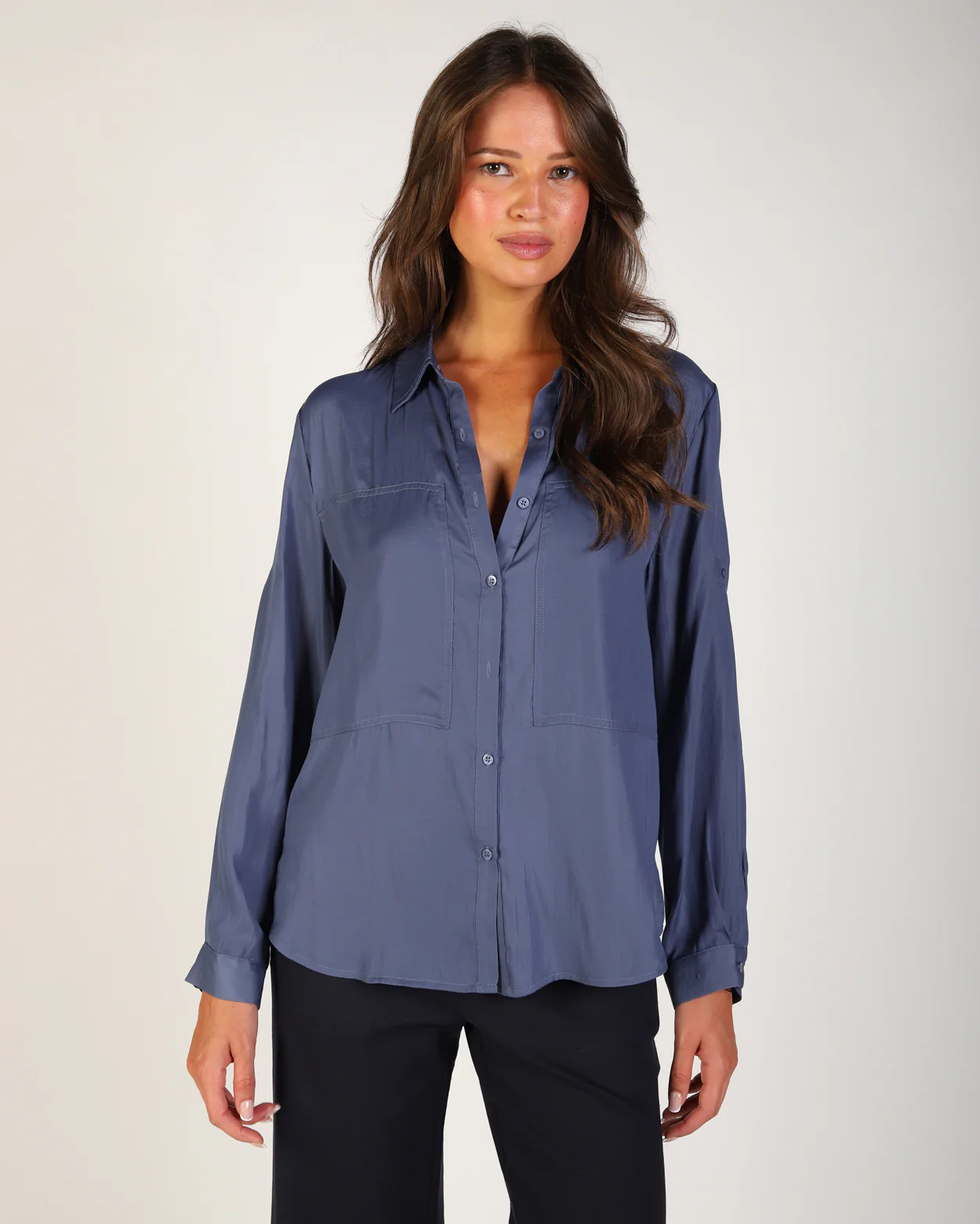 Dee Shirt - Dusty Blue - Image 2
