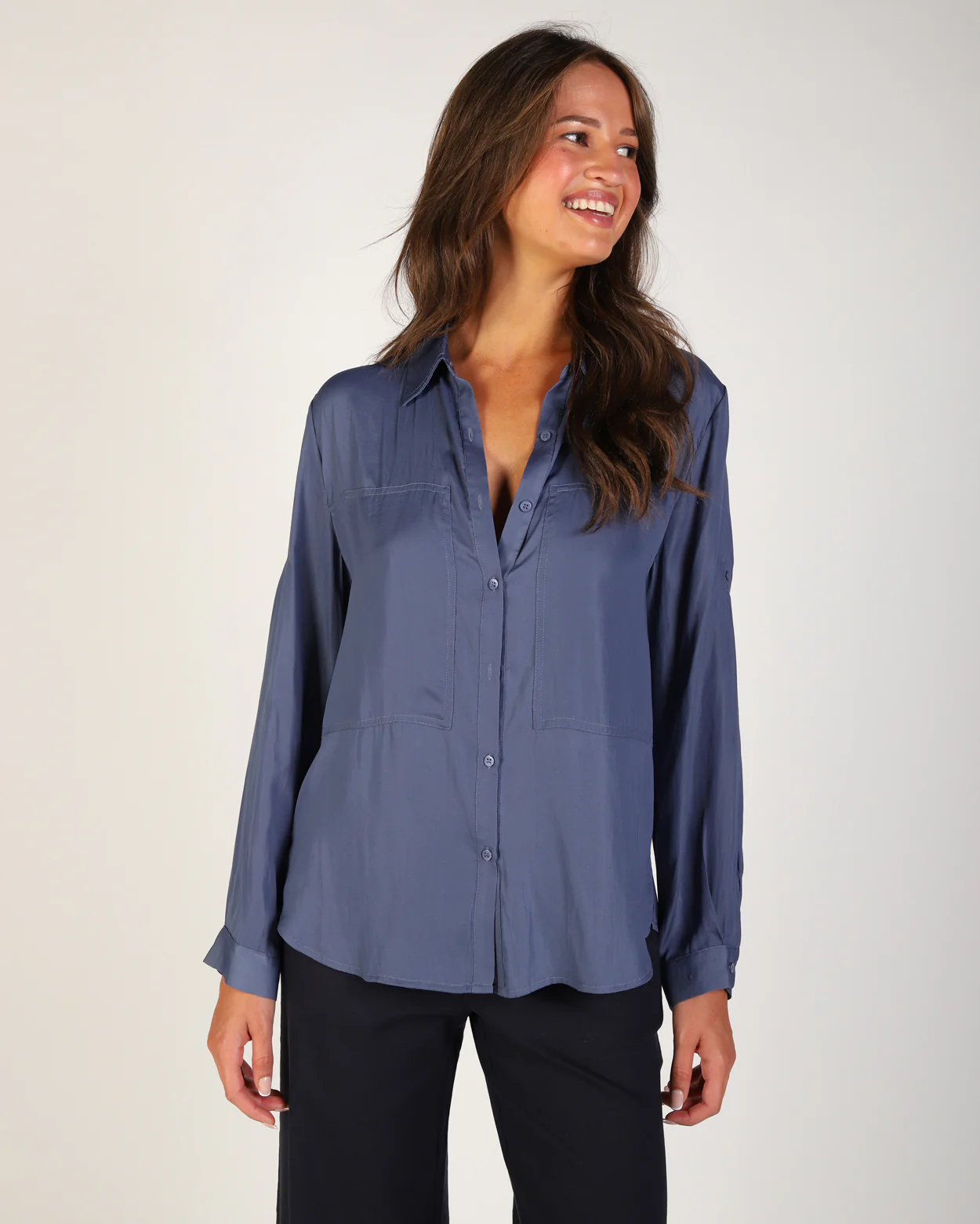 Dee Shirt - Dusty Blue - Image 3