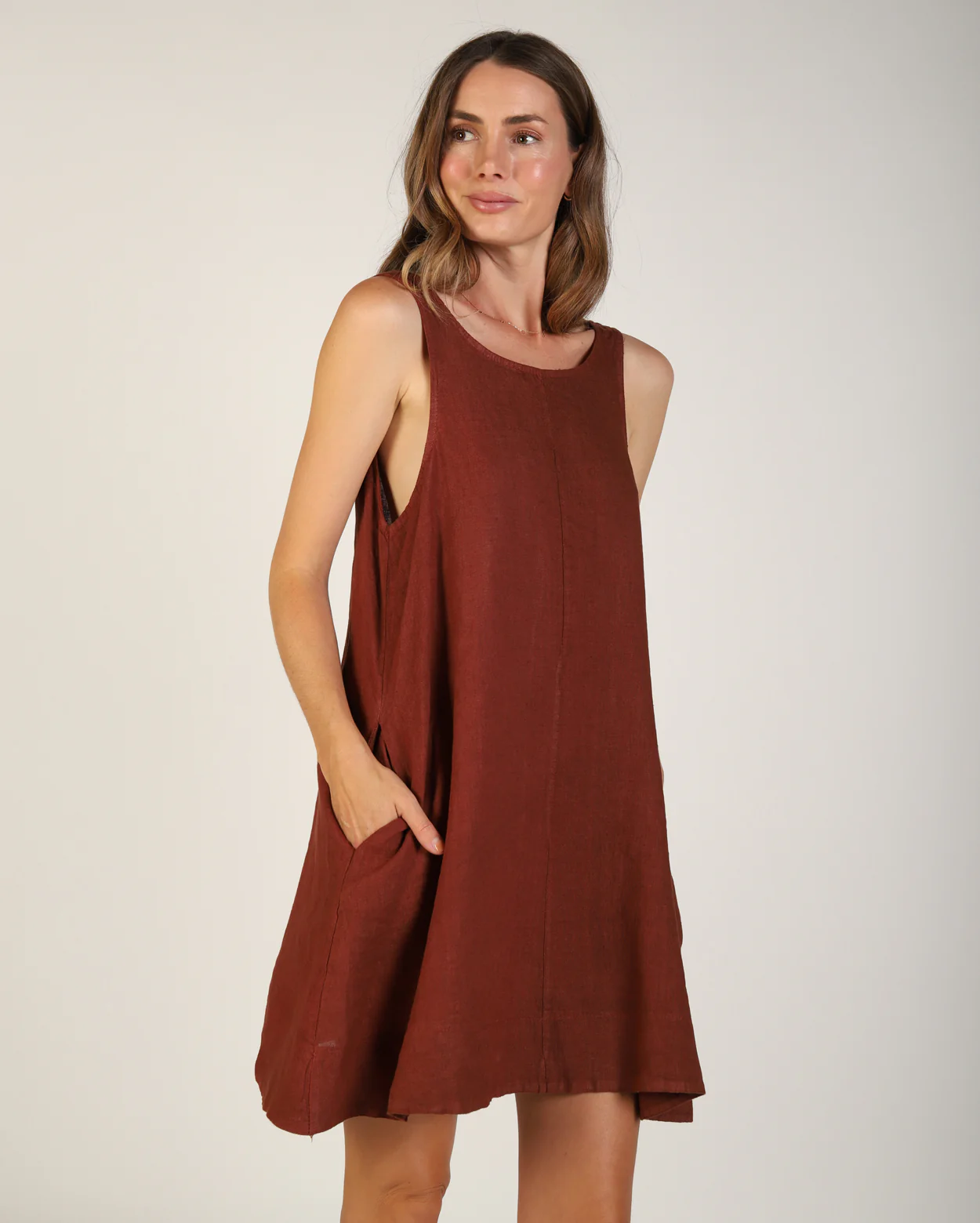 Jenna Dress - Cinnamon - Image 4