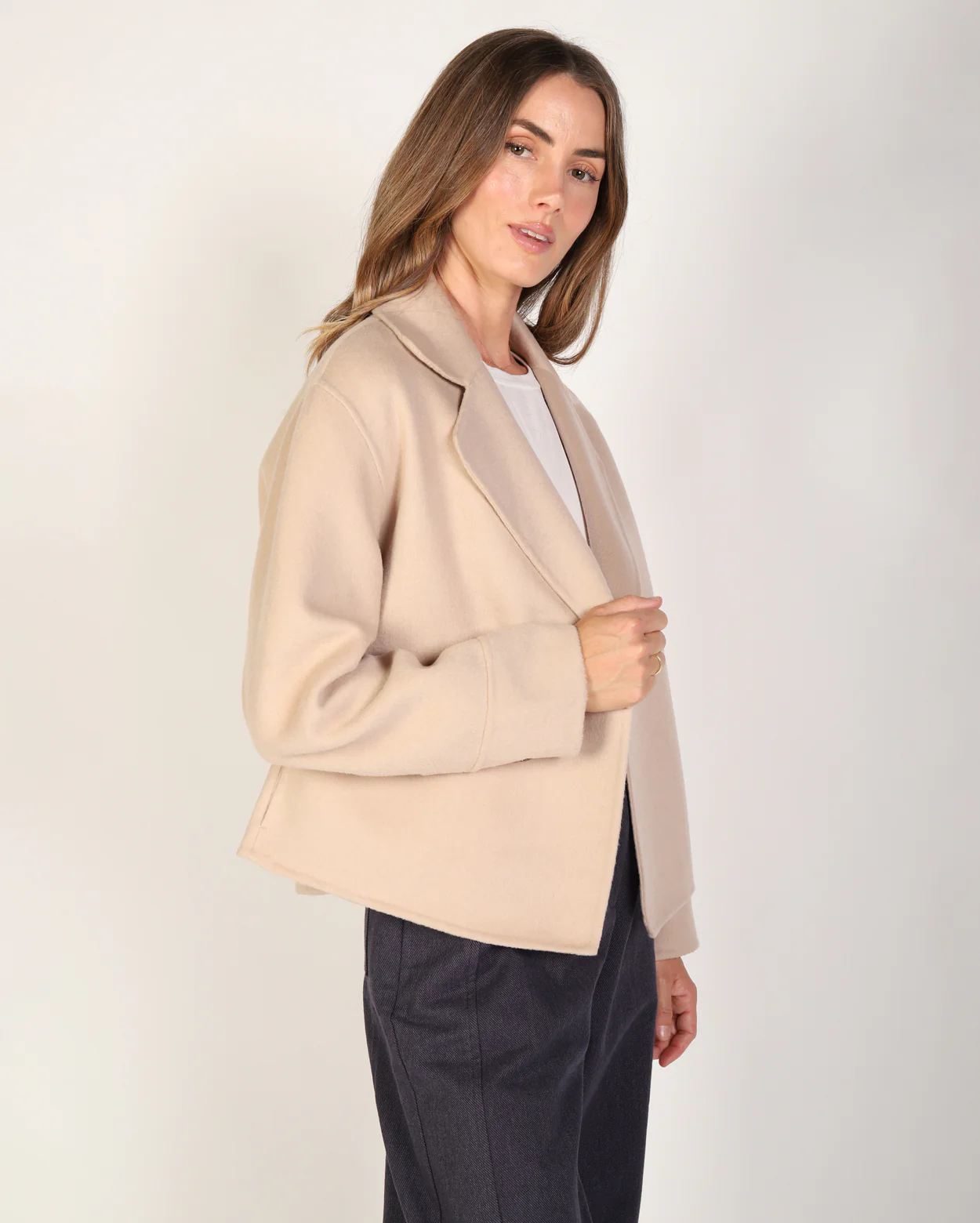 Kacey Coat - Oat - Image 4
