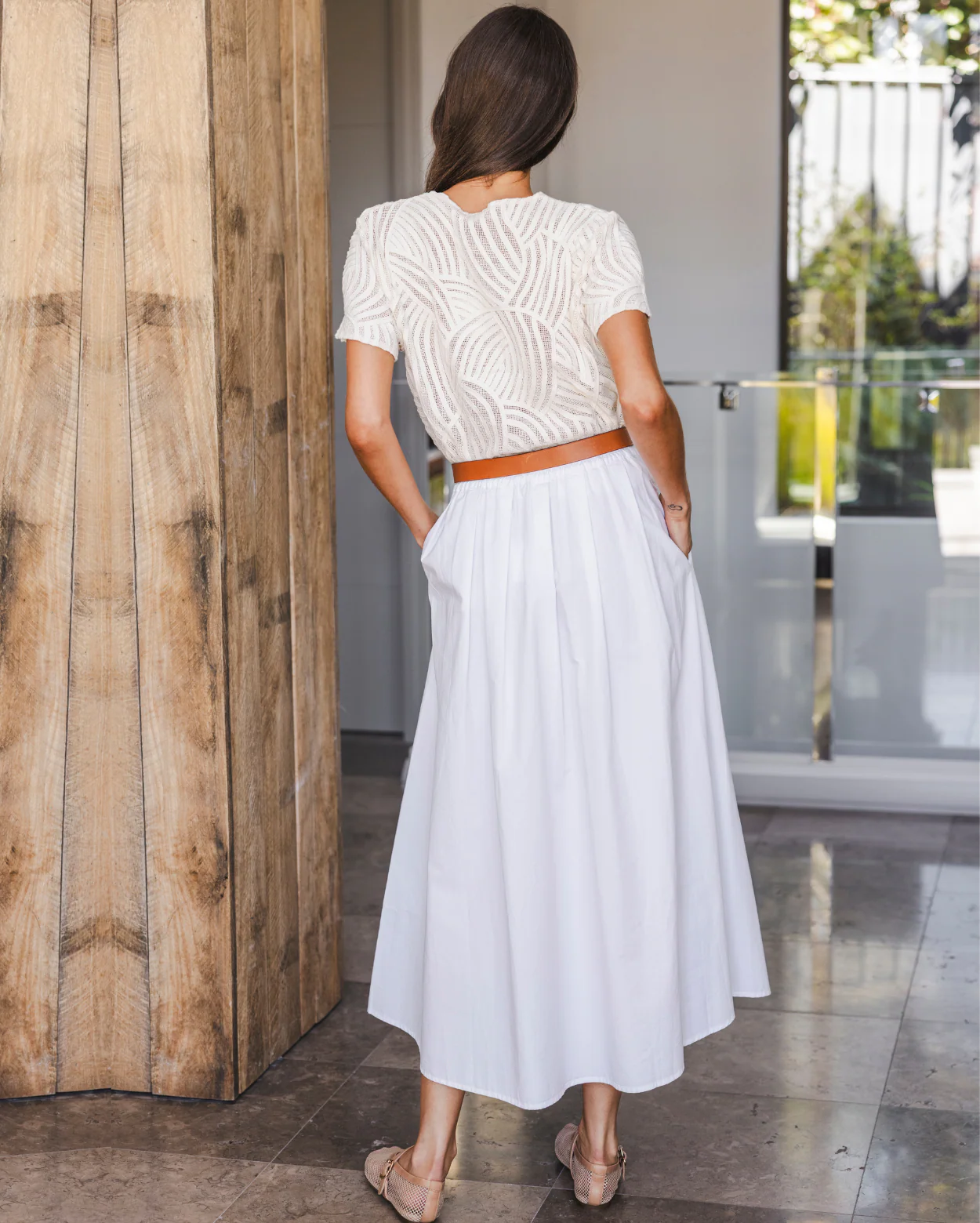 Kia Skirt - White - Image 3