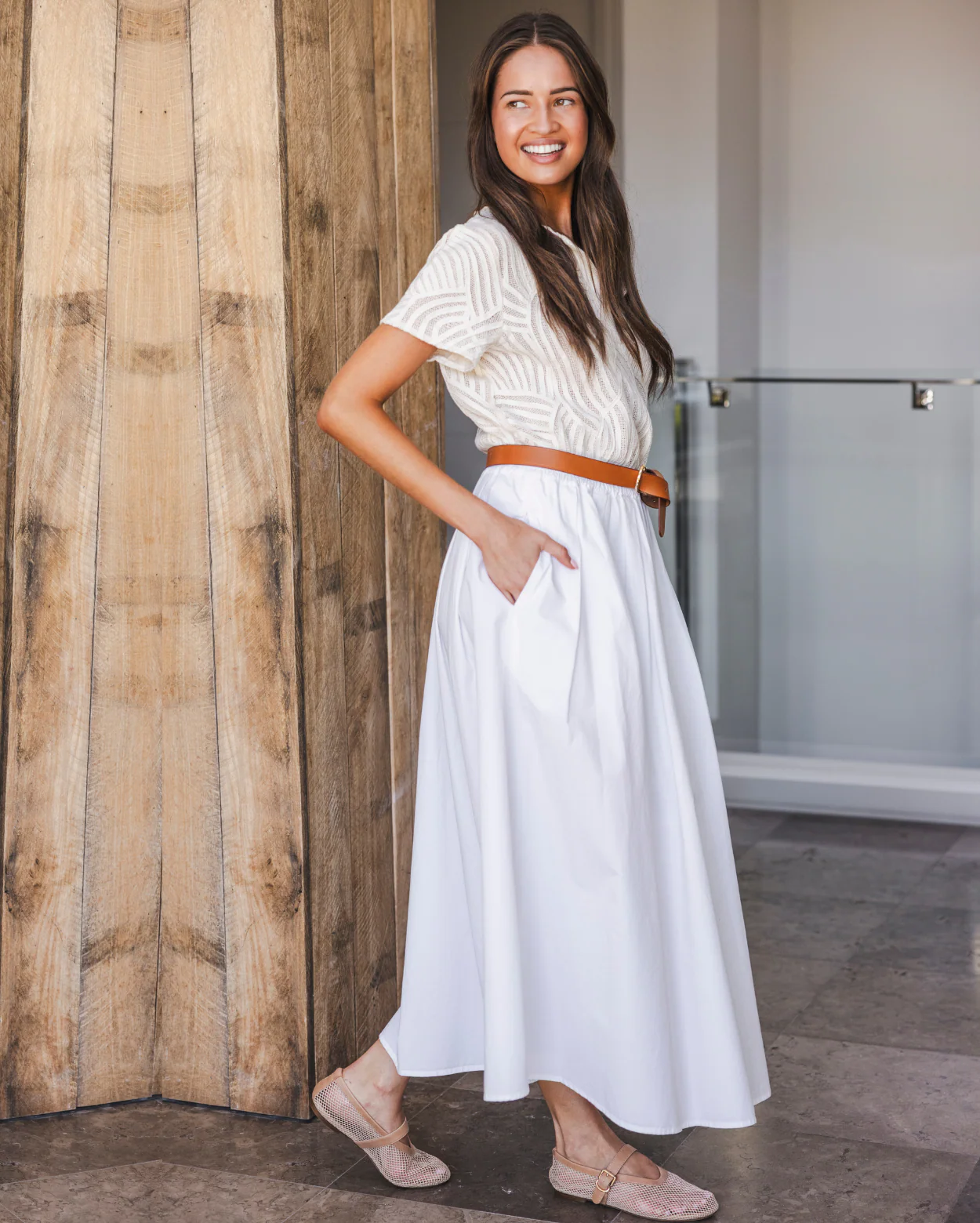 Kia Skirt - White - Image 5
