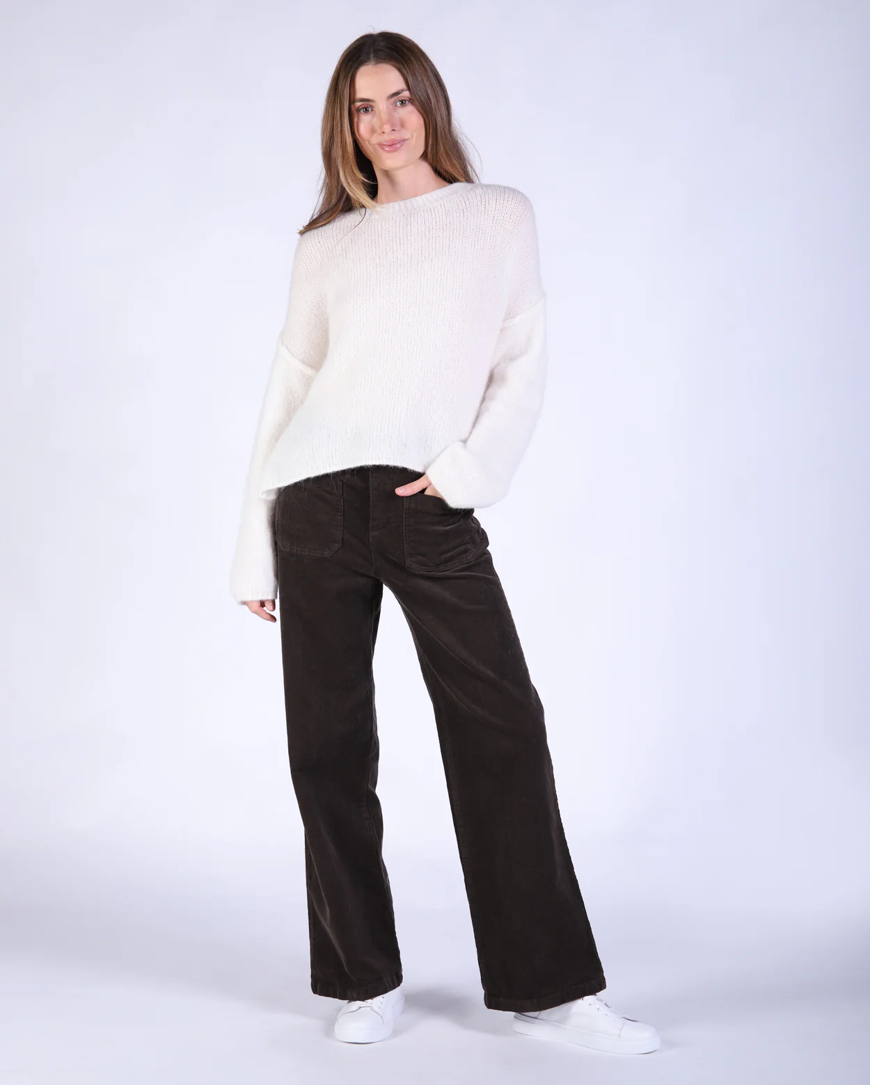 Kimmy Cord Pant - Brown