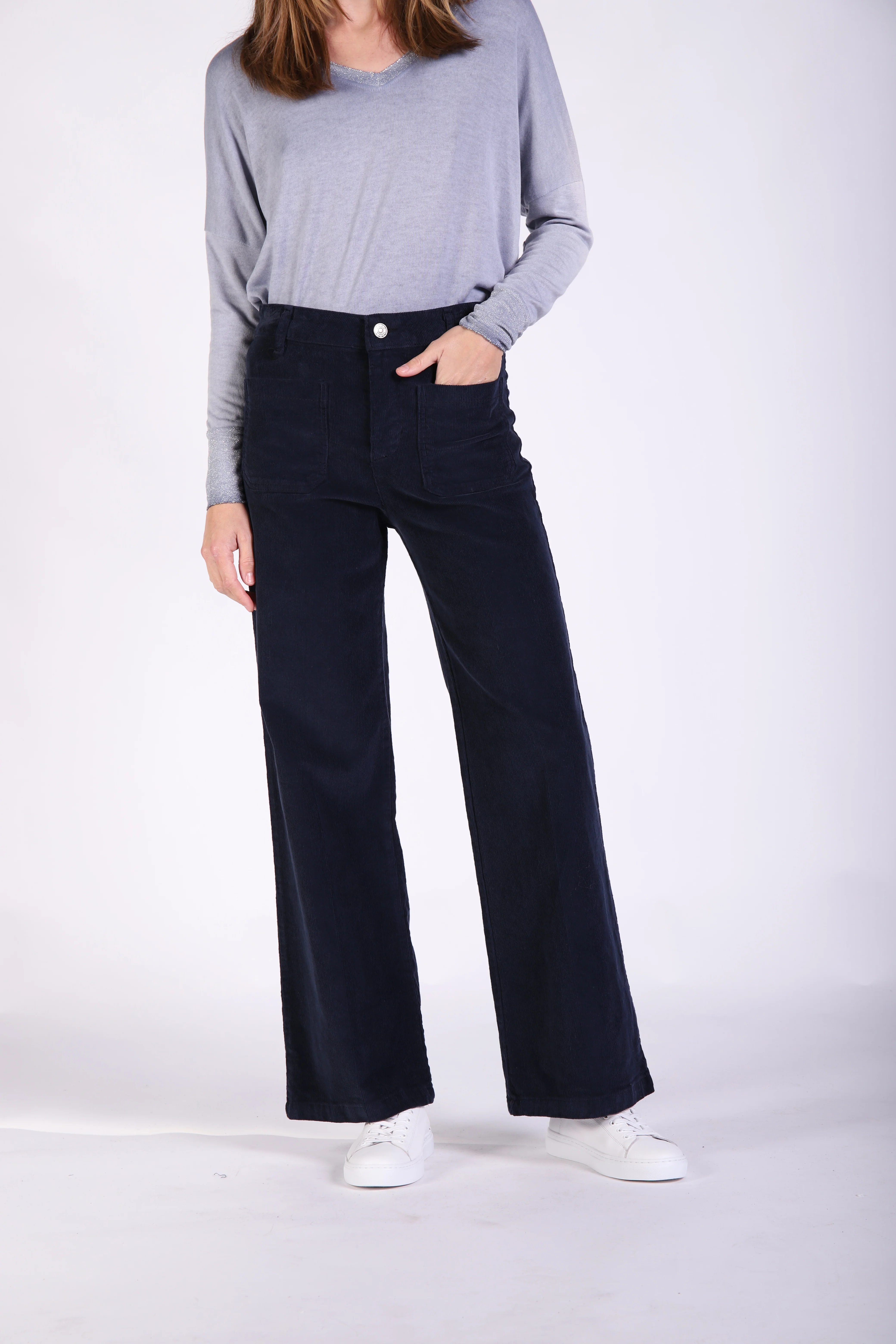 Kimmy Cord Pant - Navy