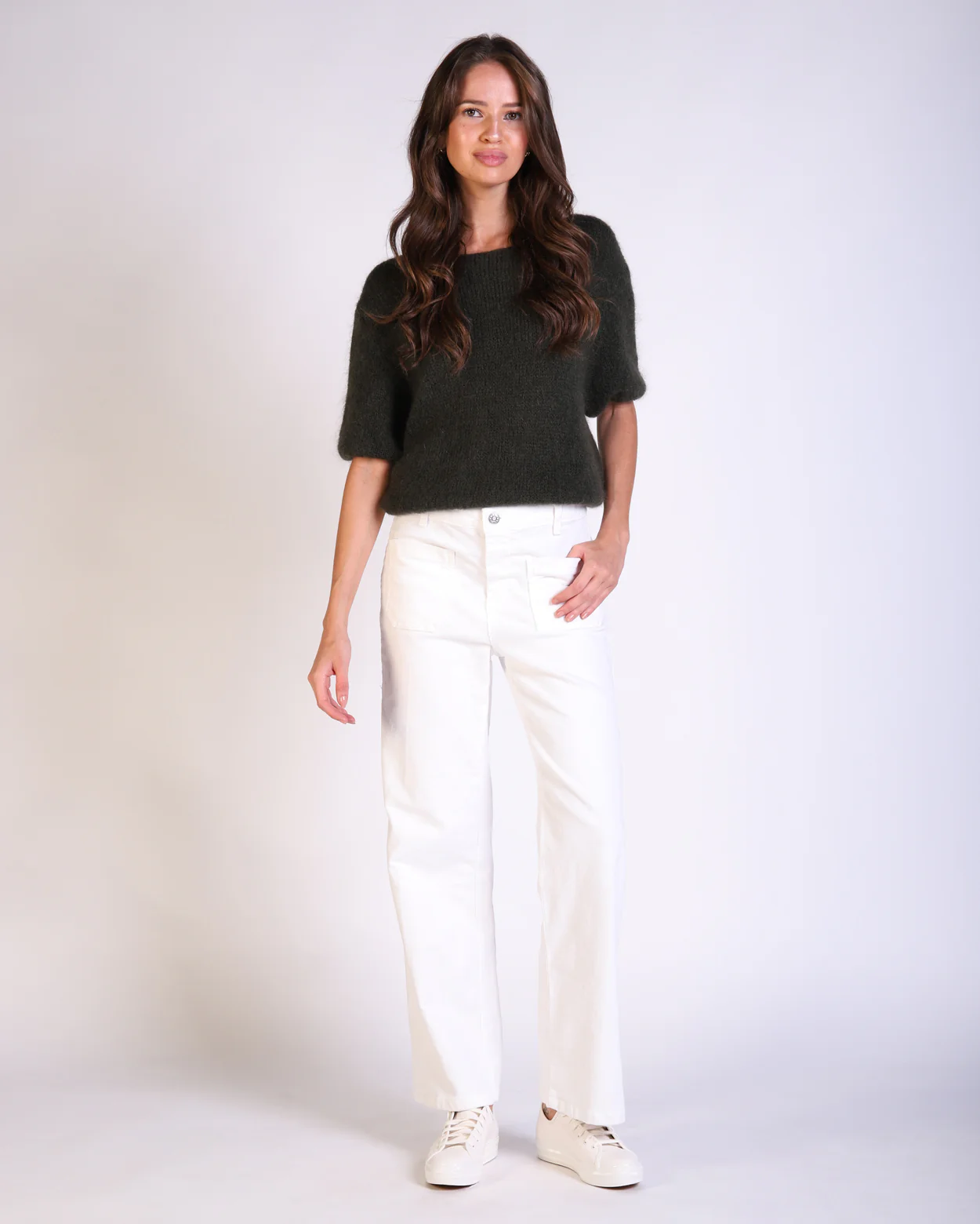 Kimmy Cord Pant - Winter White