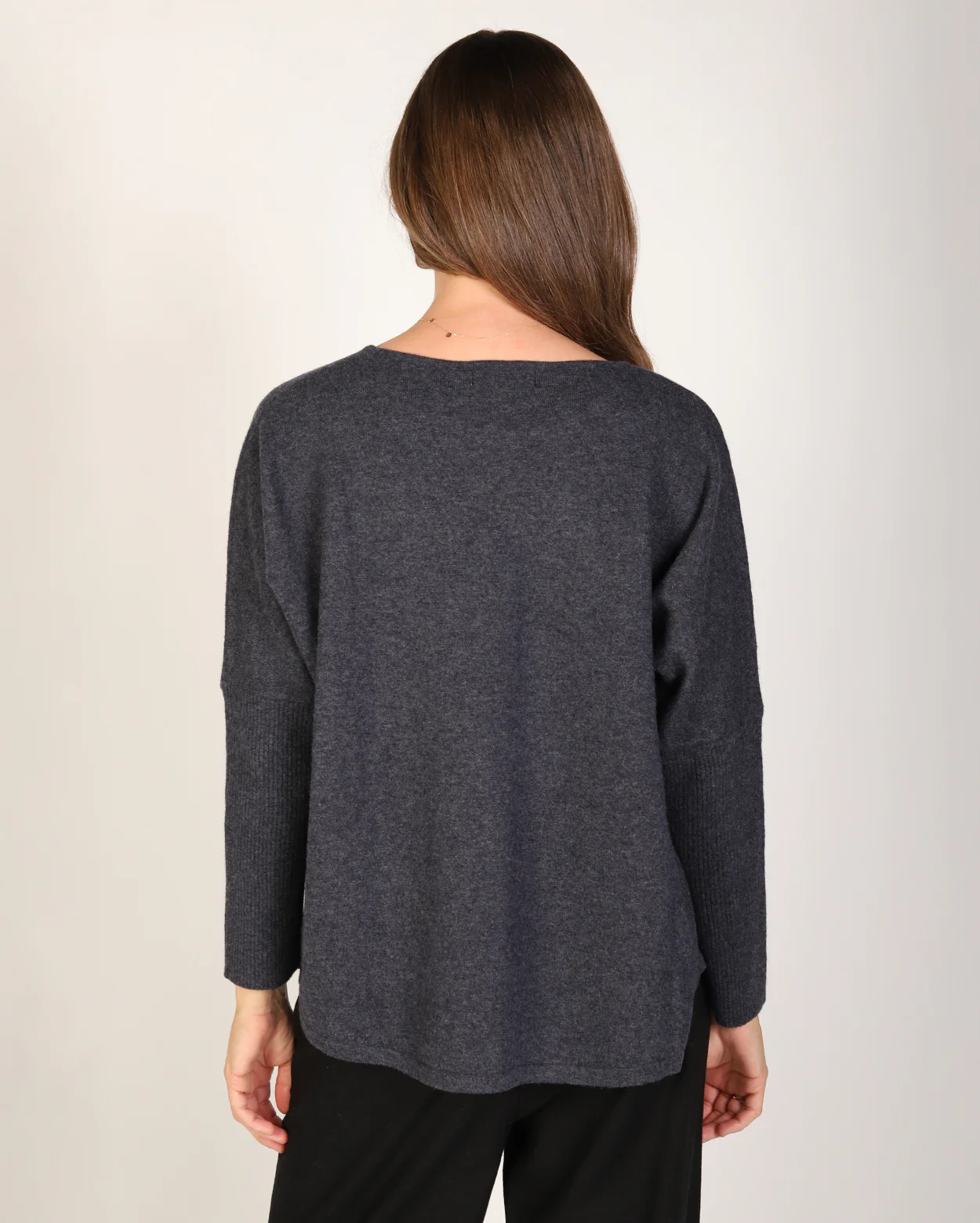 Kristen Merino Knit - Charcoal - Image 5