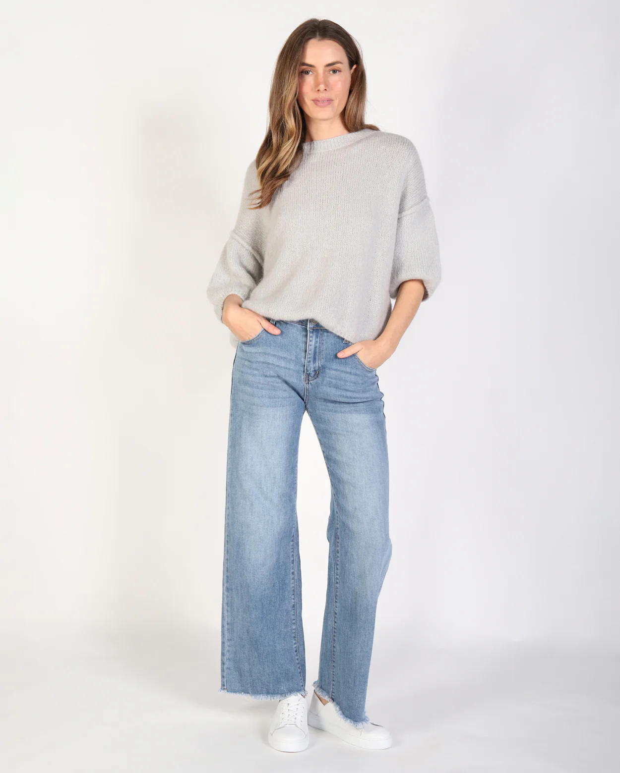 Kyla Knit - Grey/Marle - Image 2