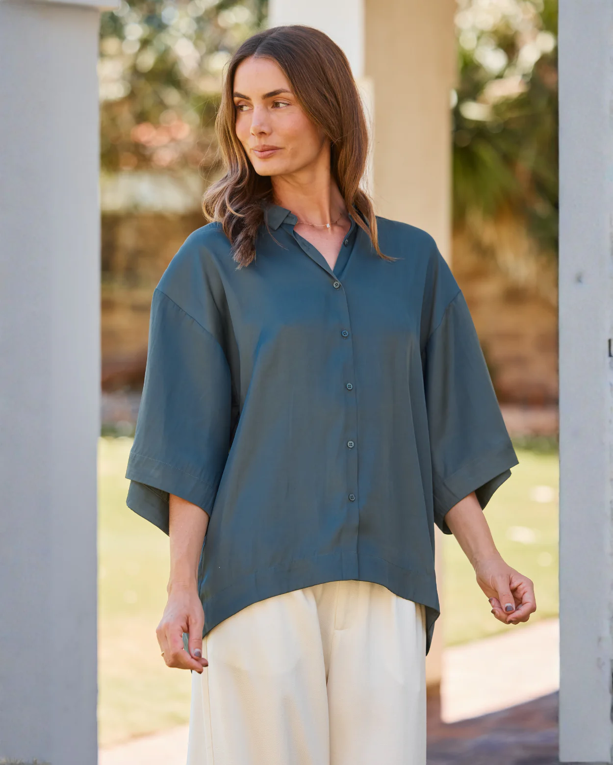 Lilly Shirt  - Kale - Image 4
