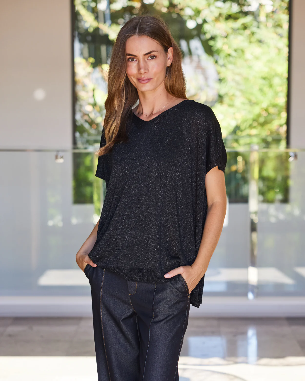 Macy Knit  - Black - Image 3
