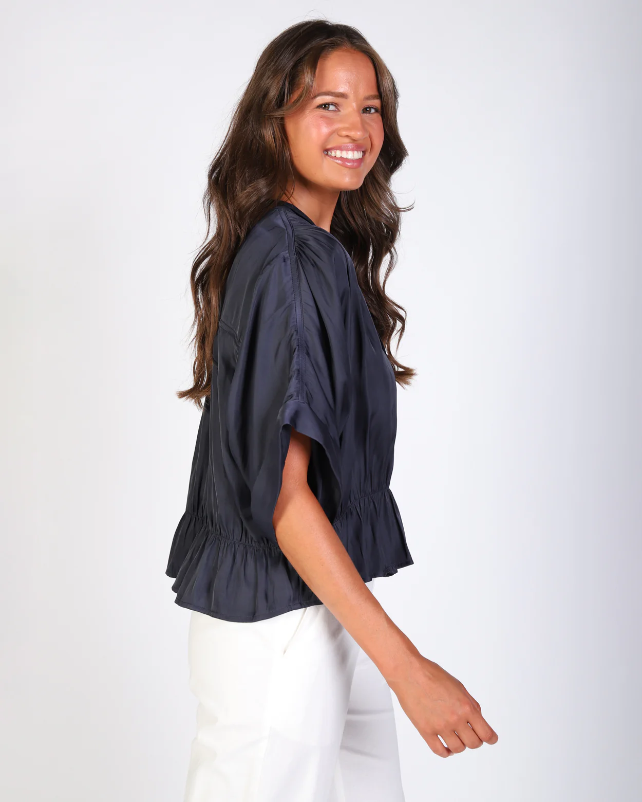 Meg Blouse - Steel - Image 4