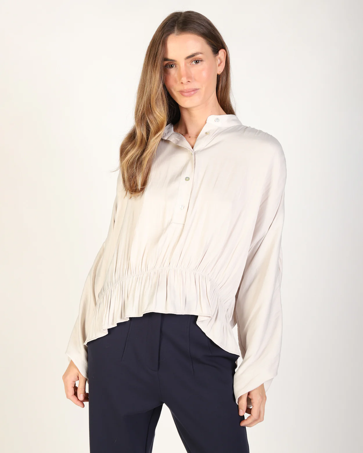 Megan Blouse - Oyster - Image 3