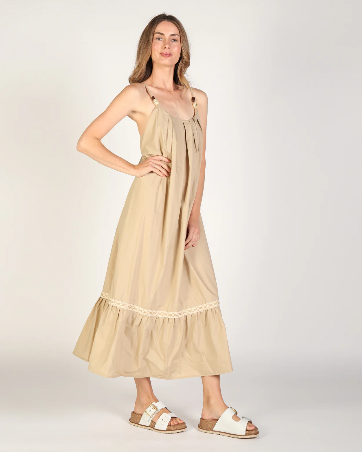 Melody Dress - Beige - Image 2