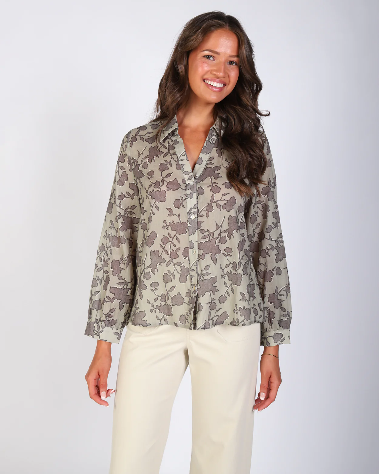Millie Top - Khaki - Image 2