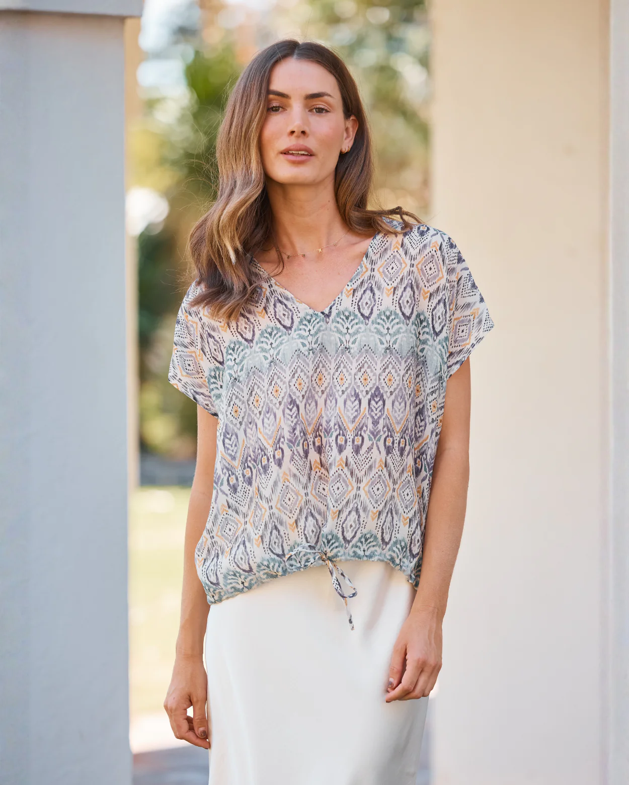 Printed Alyssa Top - Multi