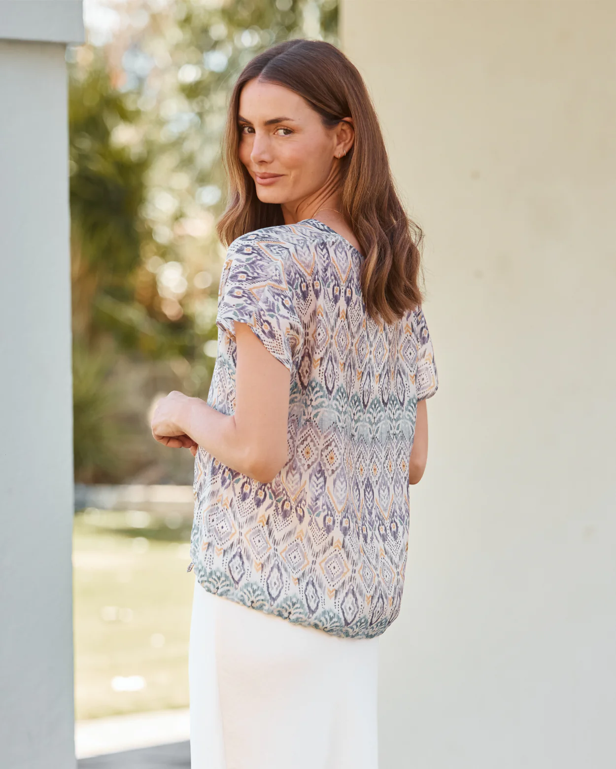 Printed Alyssa Top - Multi - Image 4
