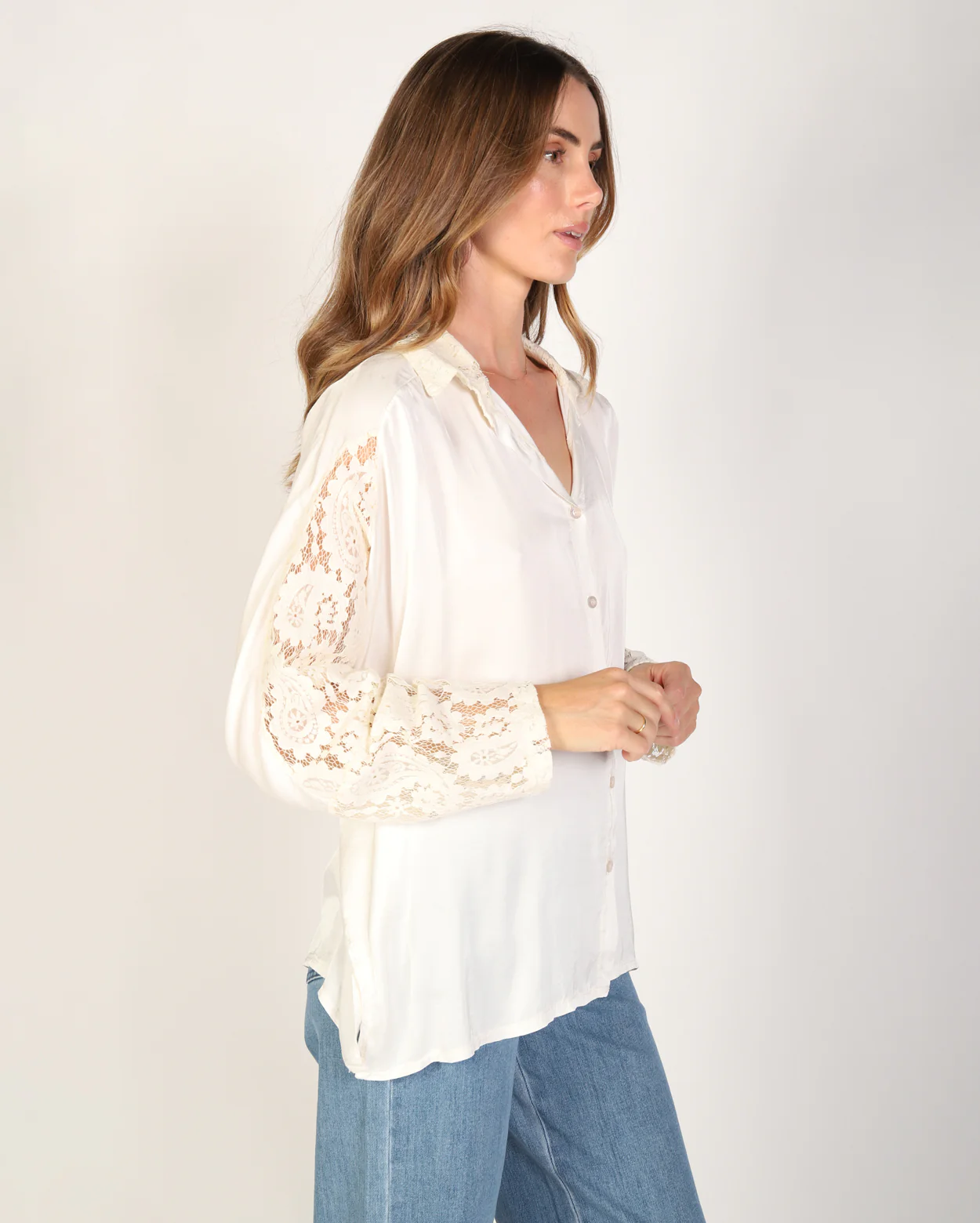 Regan Shirt  - White - Image 4