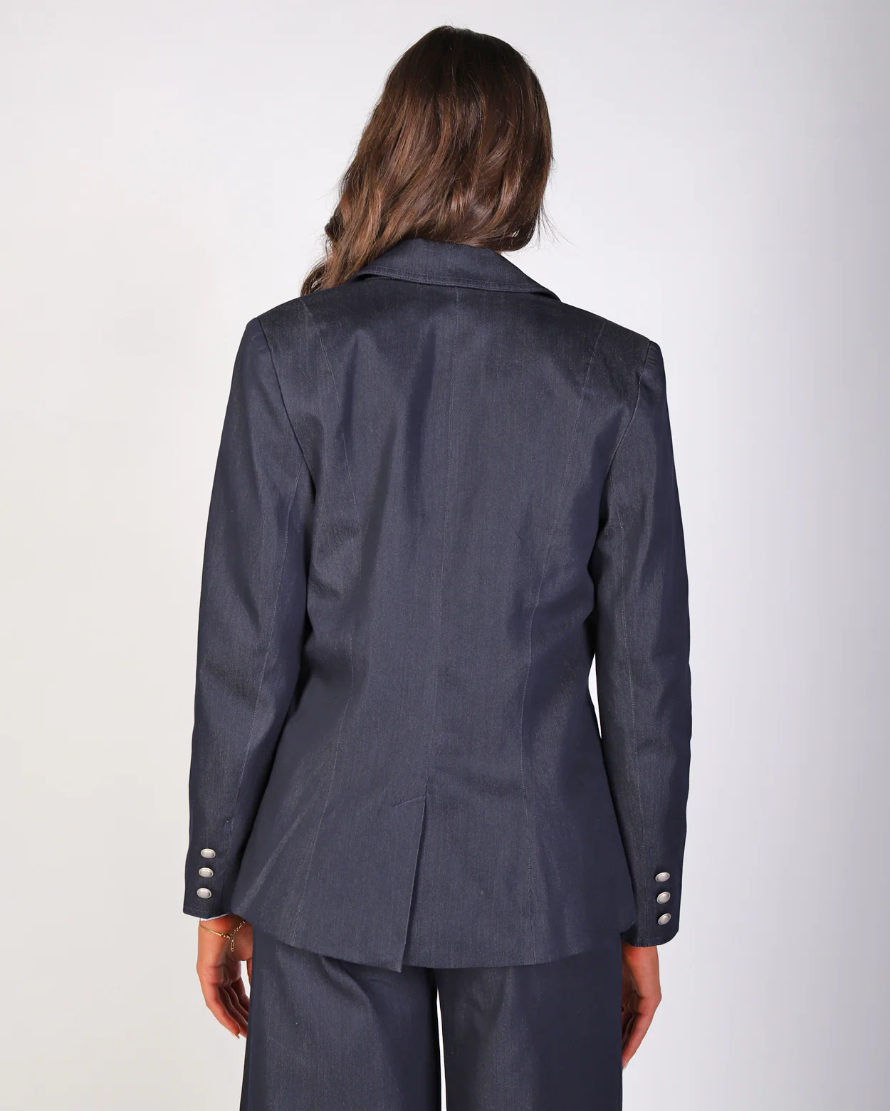 River Denim Blazer - Indigo - Image 5