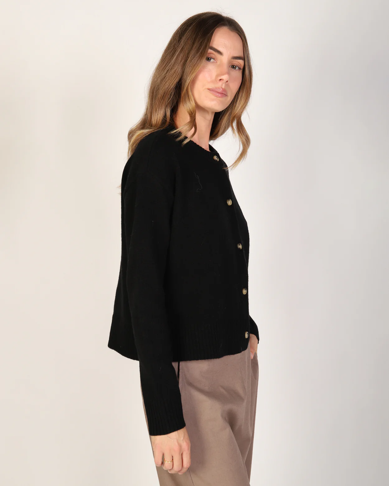 Sienna Cardigan - Black - Image 4