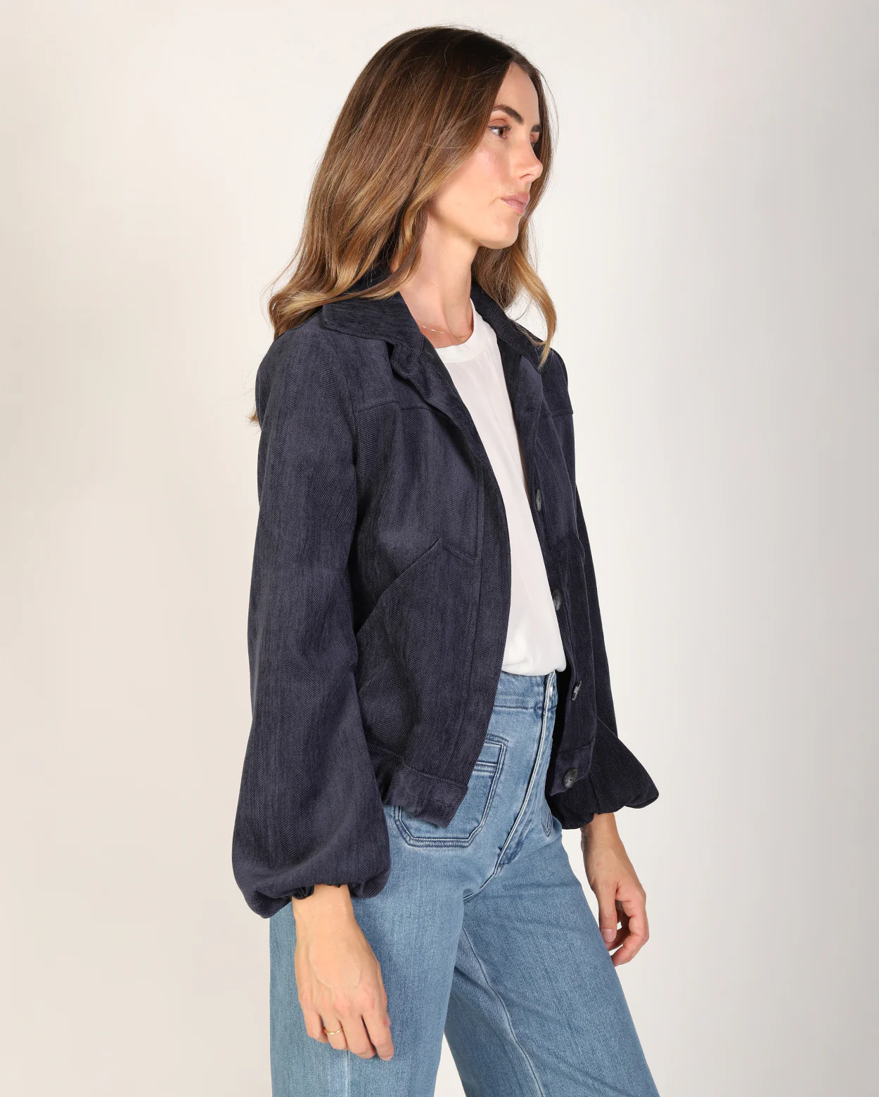 Tate Jacket  - Navy - Image 3