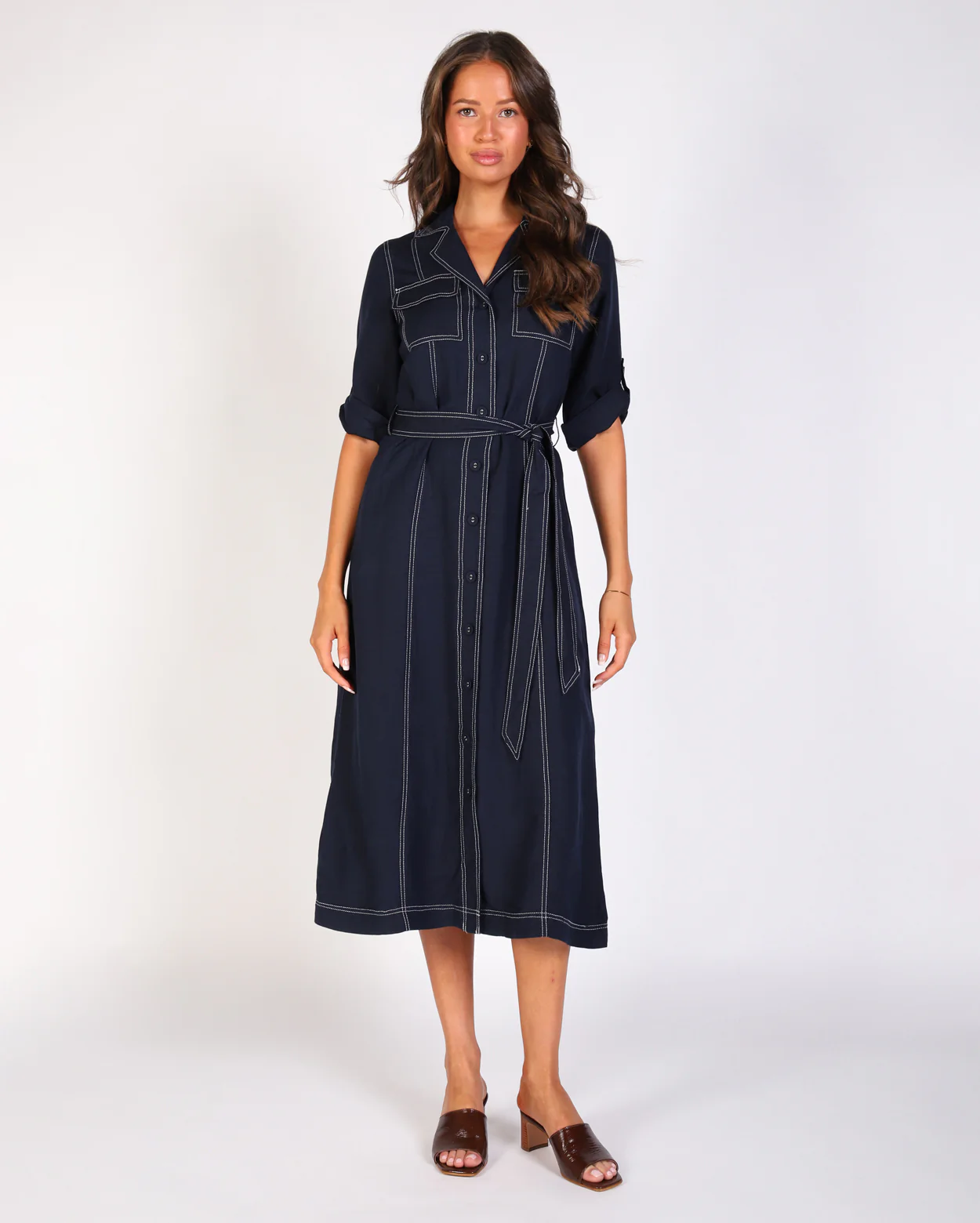 Tilly Dress - Navy - Image 2