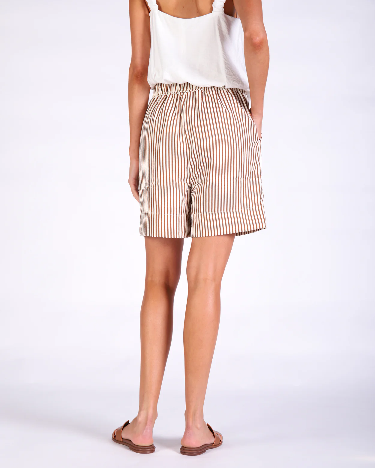 Torren Short - Brown Stripe - Image 3