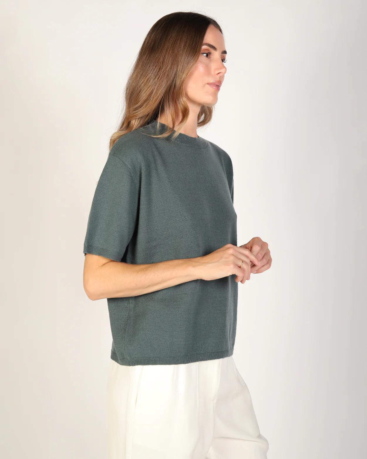 Uma Merino Knit - Deep Teal - Image 4