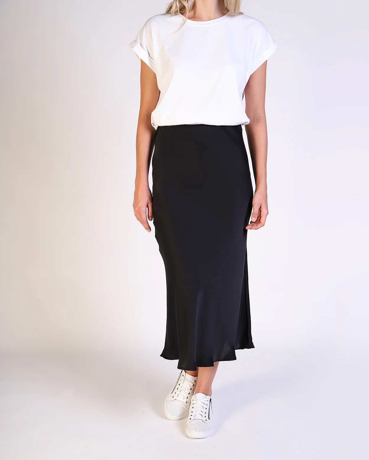 Yelena Slip Skirt  - Black - Image 4